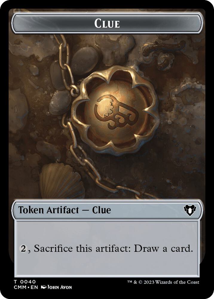 Clue // Spider Double-Sided Token