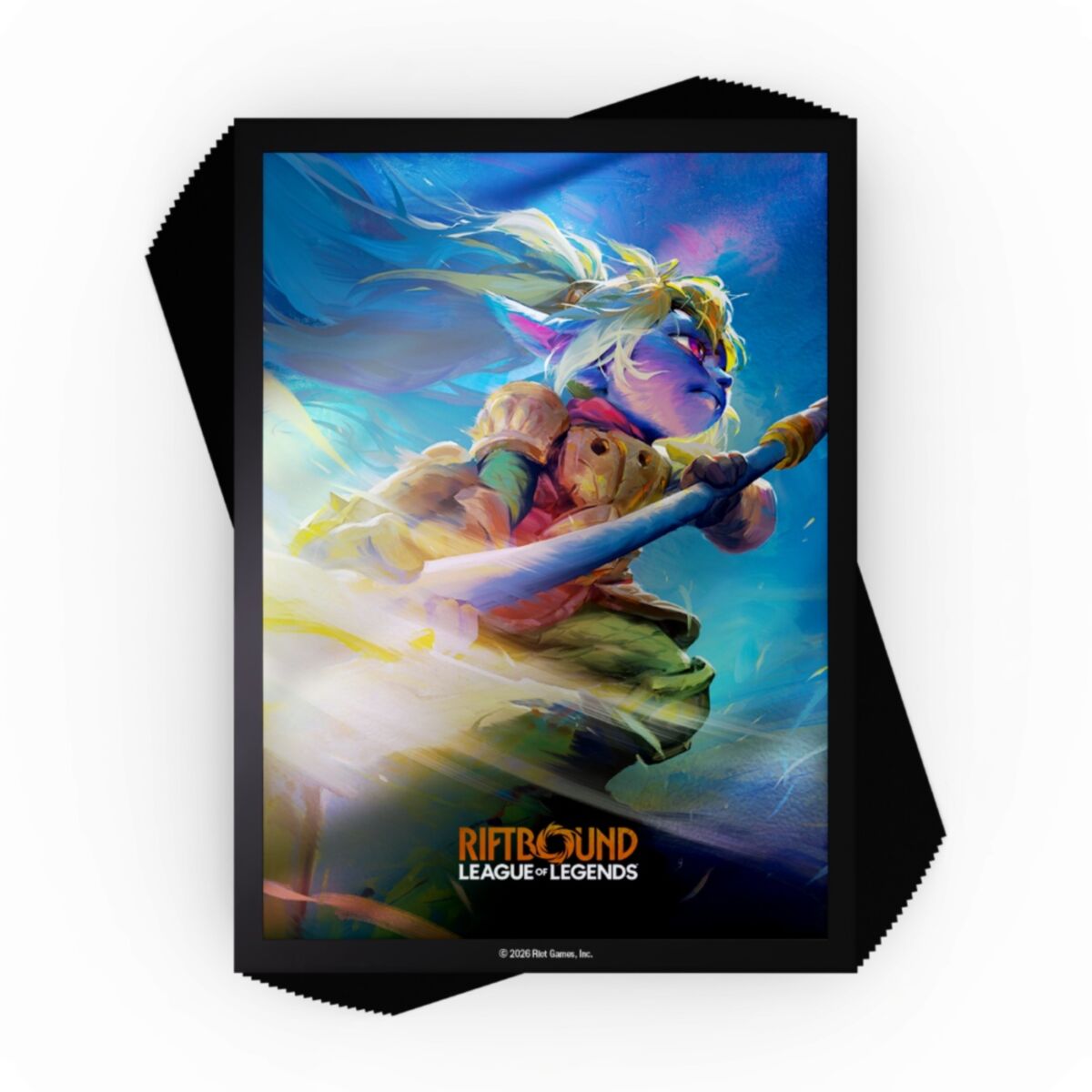 Riftbound: League of Legends  TCG – Sleeves – Unleashed:  Poppy, Keeper of the Hammer