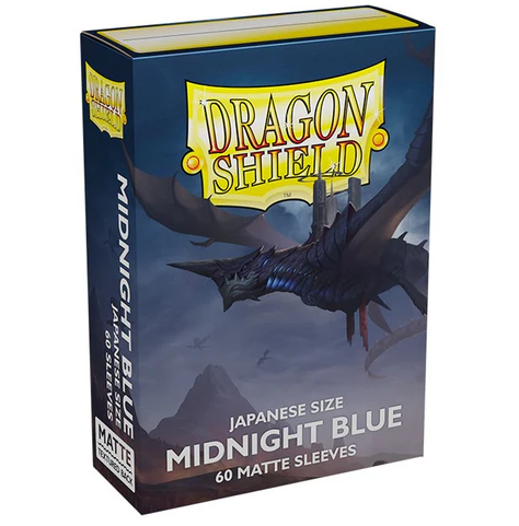 Dragon Shield Japanese Card Sleeves - Box 60 - Midnight Blue Matte