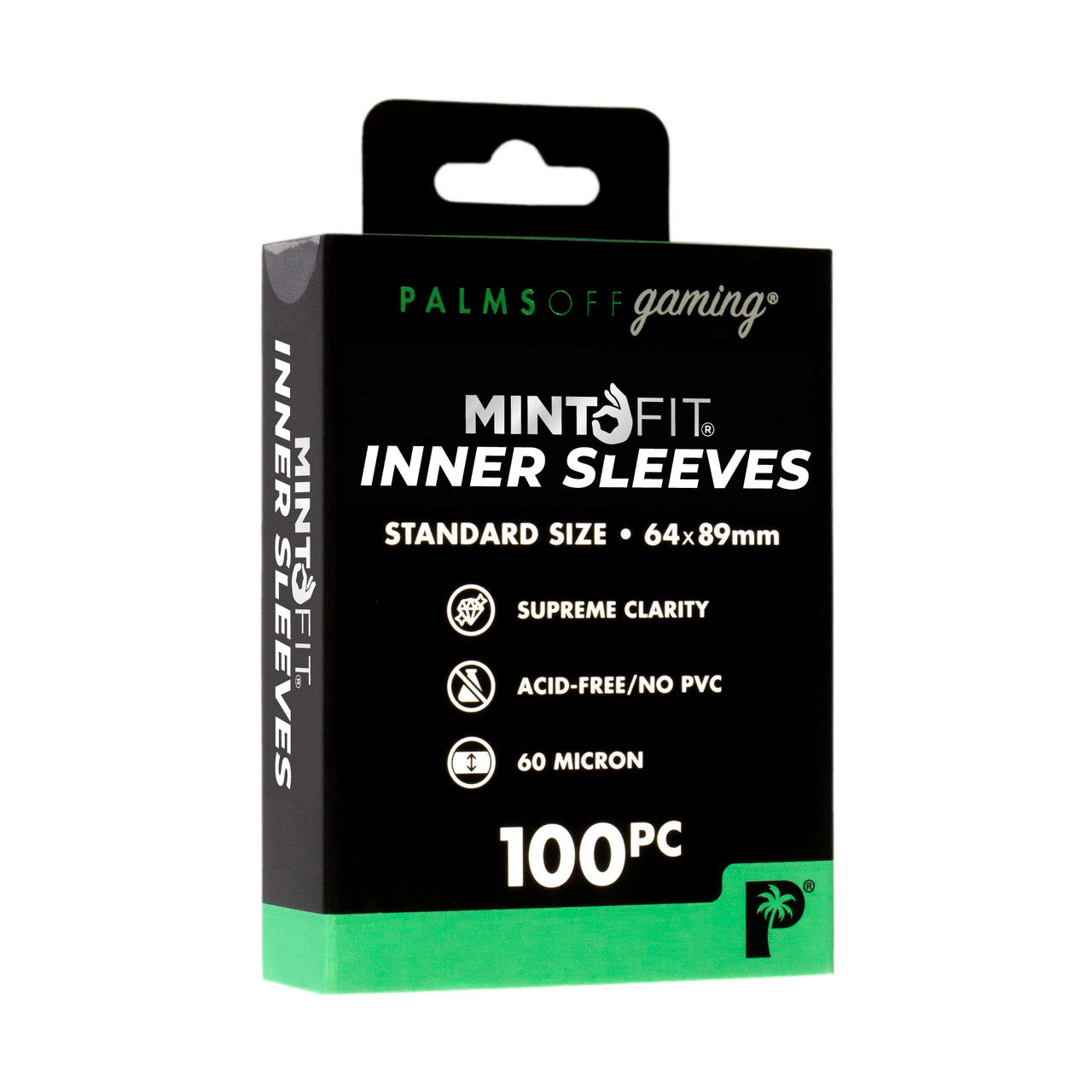 MintFit Inner Sleeves - Standard Size - 100pc (POG - Palms Off Gaming)