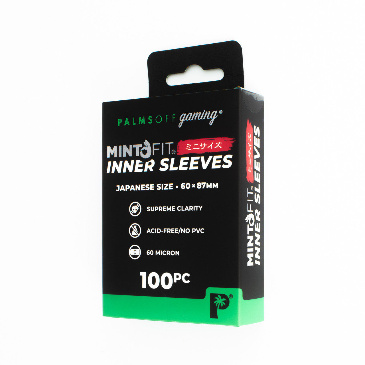 MintFit Inner Sleeves - Japanese Size - 100pc (POG - Palms Off Gaming)
