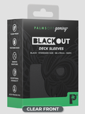Blackout Deck Sleeves - Standard Size - Black (Palms Off Gaming - POG)