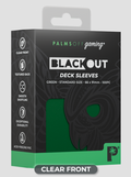 Blackout Deck Sleeves - Standard Size - Green (Palms Off Gaming - POG)