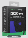 Blackout Deck Sleeves - Standard Size - Purple (Palms Off Gaming - POG)
