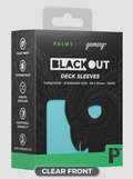 Blackout Deck Sleeves - Standard Size - Turquoise (Palms Off Gaming - POG)