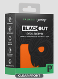 Blackout Deck Sleeves - Standard Size - Orange (Palms Off Gaming - POG)