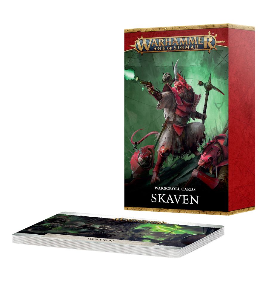 90-05 Warscroll Cards: Skaven (Eng)