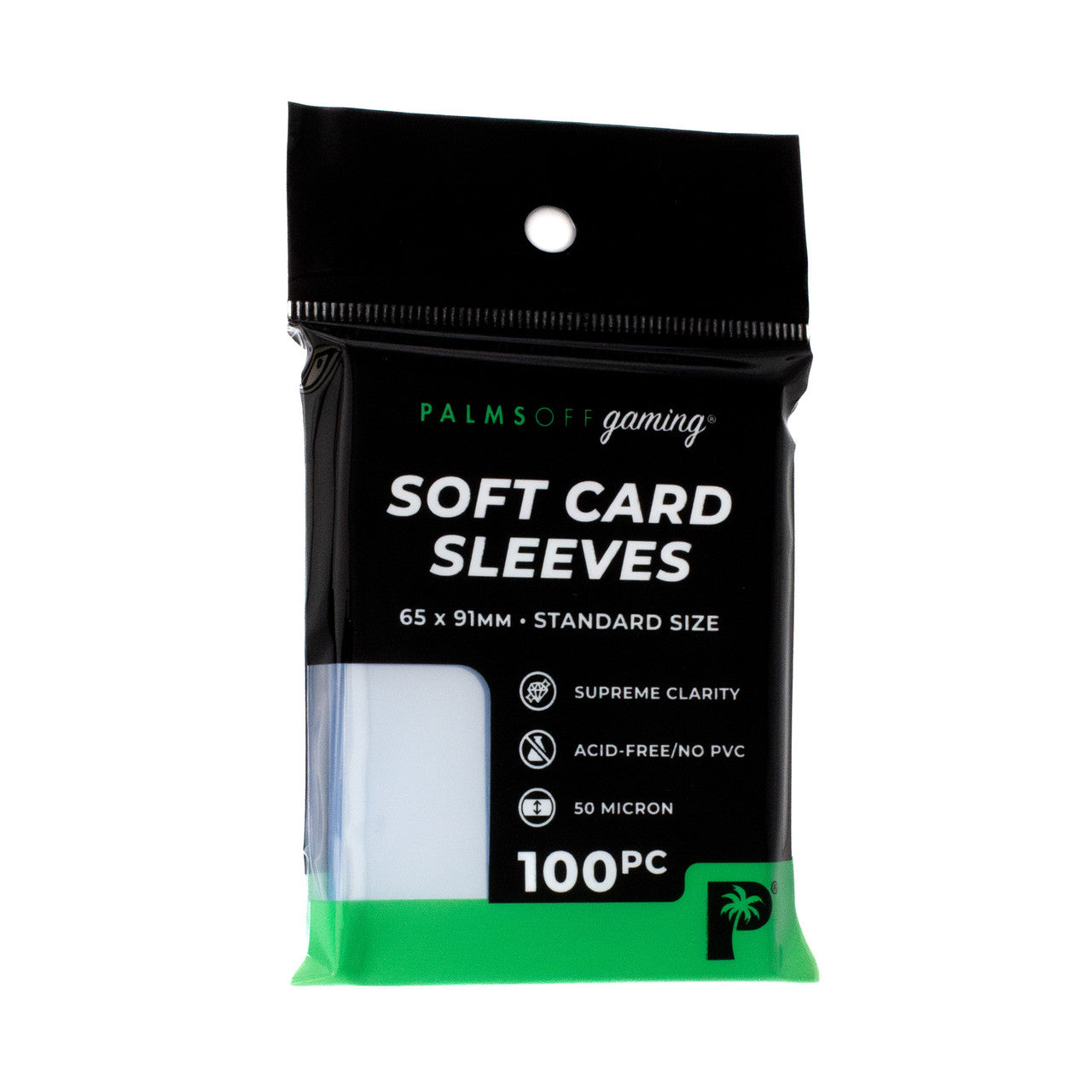 Soft Card Sleeves - Standard Size - 100pc (POG - Palms Off Gaming)