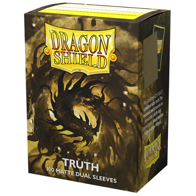 Dragon Shield Standard Card Sleeves - Box 100 - Standard Size Dual Matte Truth