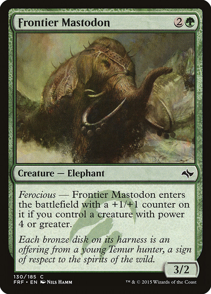 Frontier Mastodon [Fate Reforged]