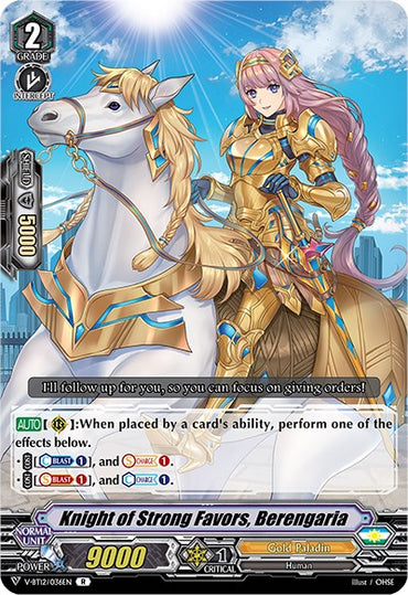 Knight of Strong Favors, Berengaria (V-BT12/036EN) [Divine Lightning Radiance]