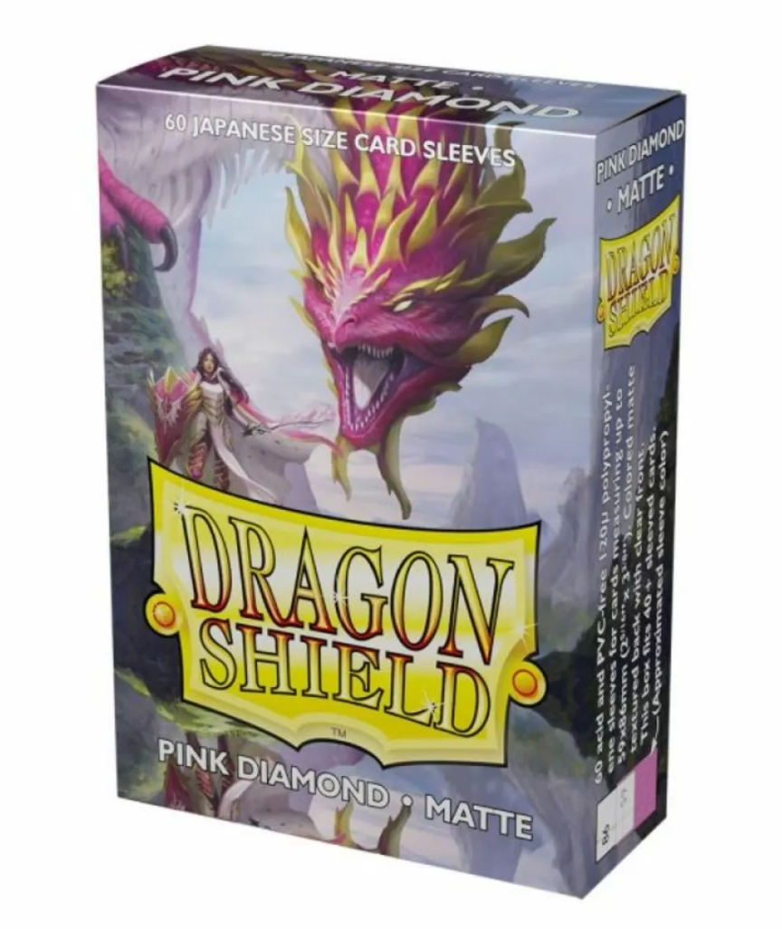 Dragon Shield Japanese Card Sleeves - Box 60 - Pink Diamond