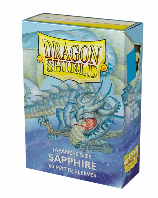 Dragon Shield Japanese Card Sleeves - Box 60 - Sapphire Matte