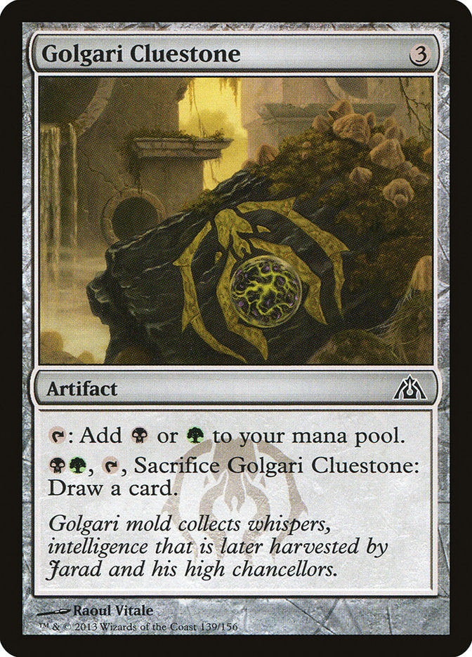 Golgari Cluestone [Dragon's Maze]