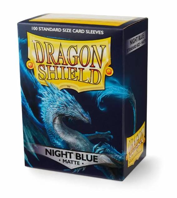 Dragon Shield Standard Card Sleeves - Box 100 - Night Blue MATTE