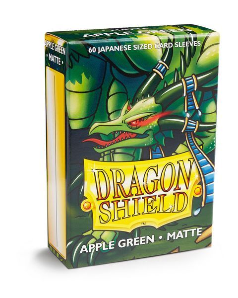 Dragon Shield Japanese Card Sleeves - Box 60 - Apple Green Matte