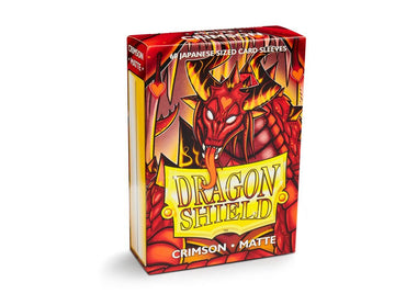 Dragon Shield Japanese Card Sleeves - Box 60 - Crimson Matte