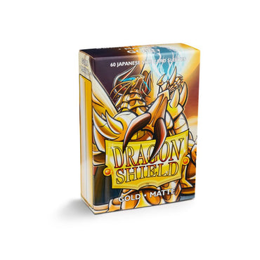 Dragon Shield Japanese Card Sleeves - Box 60 - Gold Matte