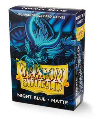 Dragon Shield Japanese Card Sleeves - Box 60 - Night Blue Matte