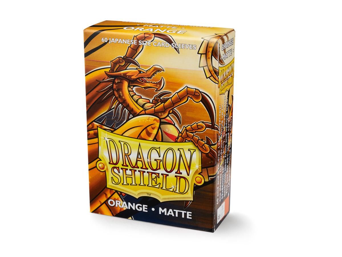 Dragon Shield Japanese Card Sleeves - Box 60 - Orange Matte