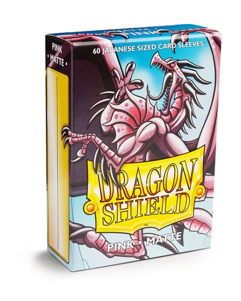 Dragon Shield Japanese Card Sleeves - Box 60 - Pink Matte