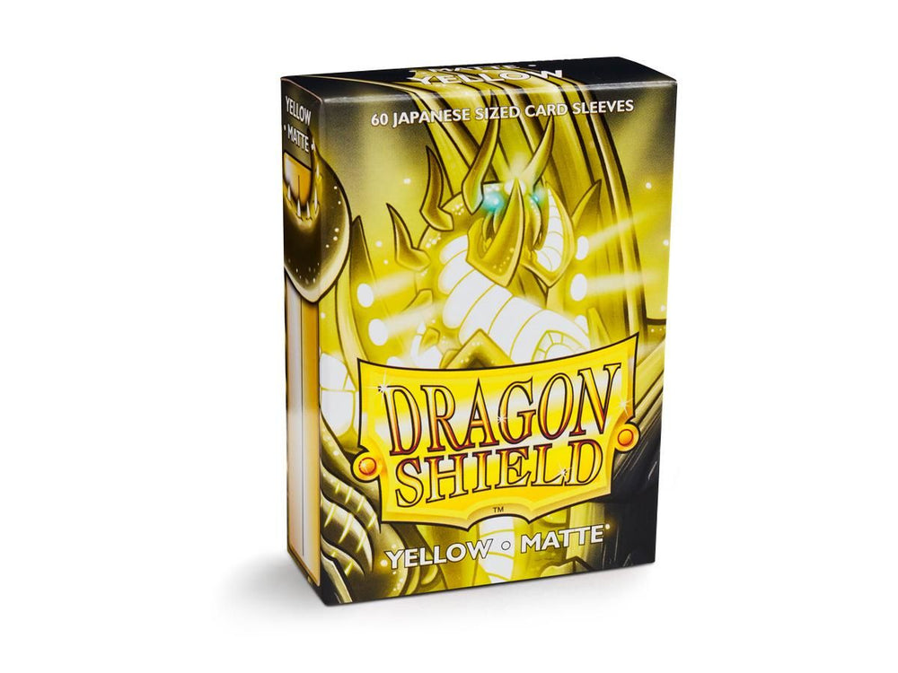 Dragon Shield Japanese Card Sleeves - Box 60 - Yellow Matte