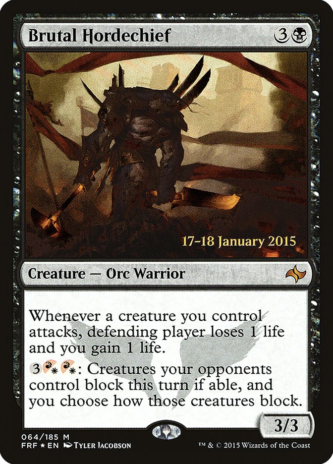 Brutal Hordechief [Fate Reforged Prerelease Promos]