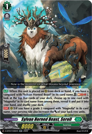 Sylvan Horned Beast, Seroll (D-BT07/030EN) [Raging Flames Against Emerald Storm]