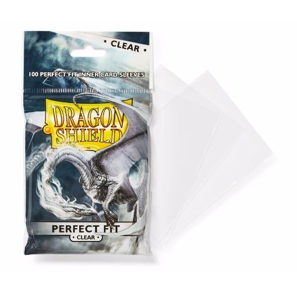 Perfect Fit 100/pack Clear Sleeves - Dragon Shield