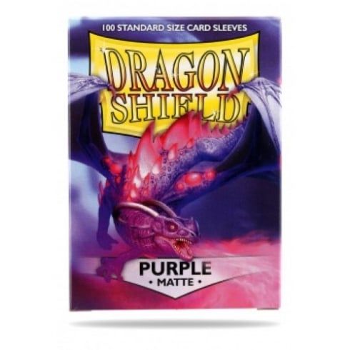 Dragon Shield Standard Card Sleeves - Box 100 - Purple MATTE