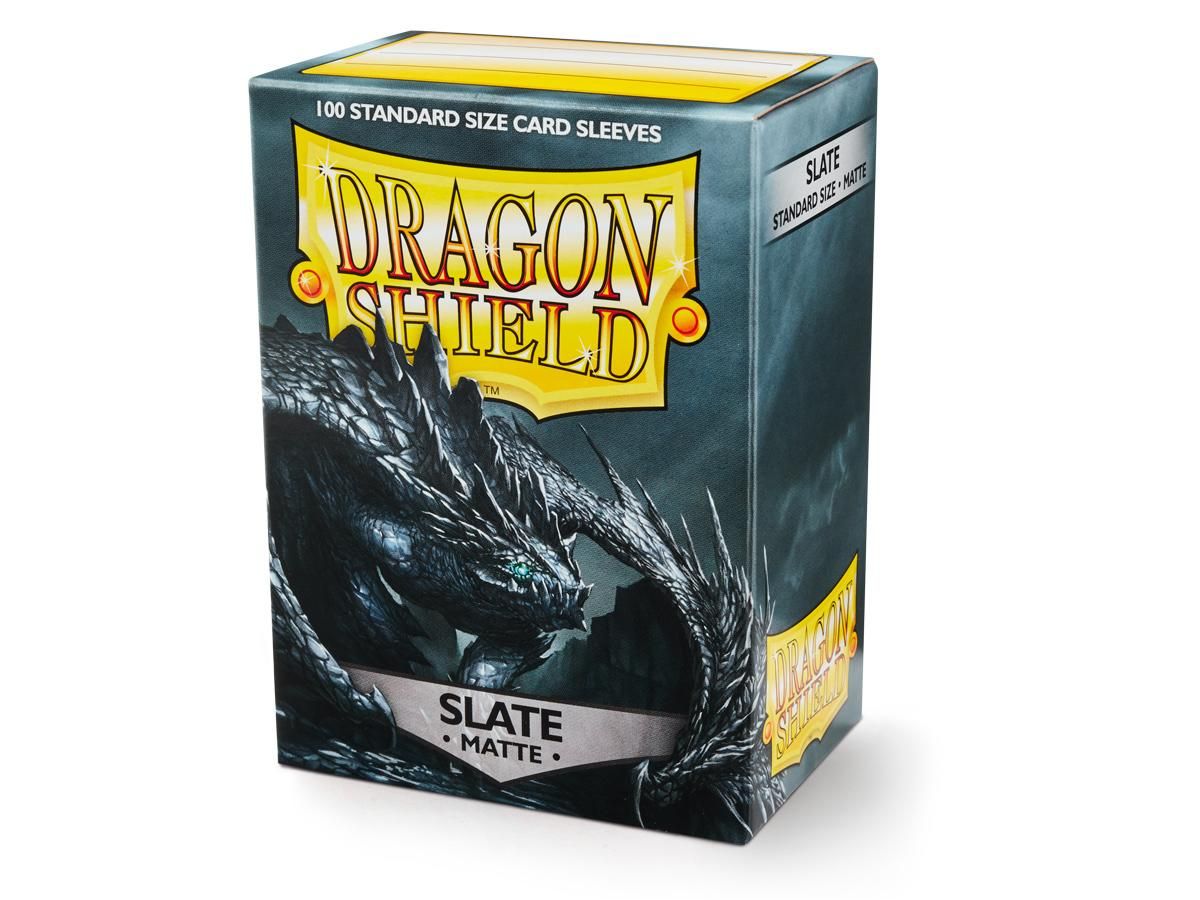 Dragon Shield Standard Card Sleeves - Box 100 - Slate MATTE